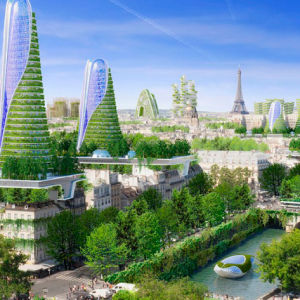 Новый футуристический проект озеленения Парижа
