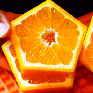 Японцы вырастили пятиугольные апельсины "на удачу"