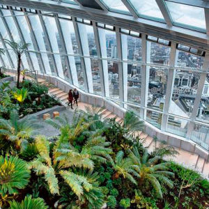 В Лондоне открылся сад на 155-метровом небоскребе