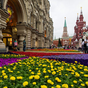 В столичном ГУМе открылся ежегодный Фестиваль цветов