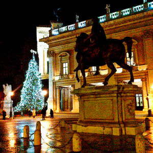 Новогоднюю елку на площади в Риме можно зажечь каждому